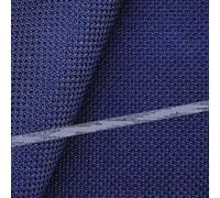 Cross Stitch Fabric 18CT/14CT/11ct/16ct Aida Cross Stitch Canvas Fabric Cloth Light Coffee Color 25-25cm for Needlework(Dark Blue,11CT,75-75)
