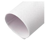 Cross Stitch Fabric 28ct 18ct 16ct 22CT 25CT 14CT 11ct Aida Cloth Cross Stitch Fabric Canvas DIY Handcraft Supplies Stitching Embroidery Craft for Craft Embroidery(White,18CT_100-150CM)