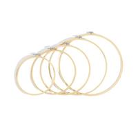 Cross Stitch Frame 10pcs/Set 8-36cm Wooden Embroidery Hoops Frame Set Hoop Rings for DIY Cross Stitch Needle Craft Tool(15cm)