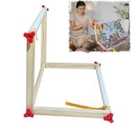 Cross Stitch Frame, Tabletop Cross Needlepoint Holder for Sofa, Wooden Cross Stitch Stand, Needlework Stand,for Embroidery Lovers, Sewing Arts Crafts Needlework