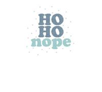 Cross Stitch Ho Ho Nope Sweatshirt - White - L - White