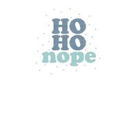 Cross Stitch Ho Ho Nope Women's T-Shirt - White - L - White