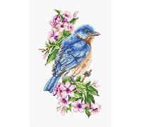 Cross Stitch Kit Luca-S - Blue Bird on The Branch B1198