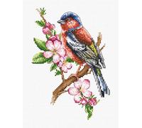 Cross Stitch Kit Luca-S - Chaffinch Bird B1196
