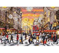 Cross Stitch Kit Luca-S Gold - Christmas Shopping, BU5007, Needlecraft Kit