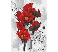 Luca-S Cross Stitch Kit The Poppies, B7014