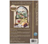 Cross Stitch Kit Tuscany Vineyard Design - Multi-Coloured Taille Unique