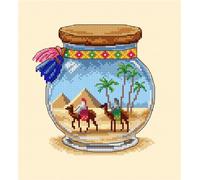 Cross-stitch Kit: 'Vacation Memories - Pyramids' by Orchidea