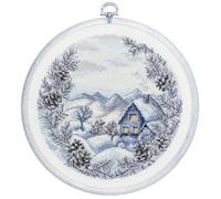 Cross Stitch Kit with Hoop Included Luca-S - The Winter