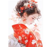 Cross Stitch Kits Elegant Lady 11ct DIY Embroidery kit Needlepoint 40cmX50cm Pre Printed Pattern Needlework kit Handmade Stamped Cloth Easy Counted Home Decor