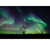 Cross Stitch Kits for Adults Beginners Gifts pre Printed Northern Lights Landscape for bedrooms DIY 11ct Stamped Cross Stitch kit Canvas Handmade Needlework UK Funny Easy Home Wall Decoration