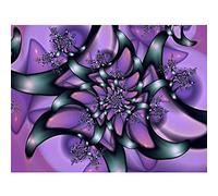 Cross Stitch Kits for Adults Beginners Pre-Printed Easy Funny Pattern UK Mandala Flower 11ct DIY Embroidery Crafts for Needle Point Starter Kit Home Decor Wedding Gift（16×20inch)