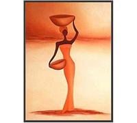 Cross Stitch Kits for Beginners Adults,African Woman with Flowers,11CT Stamped 3 Strands,Easy Embroidery Cross-Stitch Needlework Home Decoration,16x20 inch