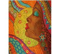 Cross Stitch Kits for Beginners Adults,African Women,11CT Stamped 3 Strands,Easy Embroidery Cross-Stitch Needlework Home Decoration,16x20 inch