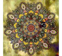 Cross Stitch Kits for Beginners Adults Pre-Printed Easy Funny Pattern UK Mandala Pattern 11ct DIY Embroidery Crafts for Needle Point Starter Kit Home Decor Gift(16×20inch