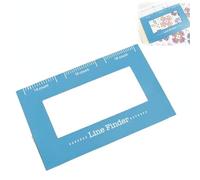 Cross Stitch Magnetic Line Finder, Knitting Pattern Holder & Strong Magnetic Sewing Ruler, Sewing Guide Tool Rulers, Embroidery Guide Ruler with Scale, Precision Stitching Aid for Beginners (1PC)