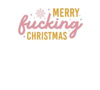 Cross Stitch Merry Fucking Christmas Women's T-Shirt - White - XXL - White