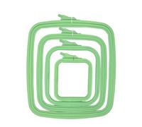Cross Stitch Square Hoop - Nurge Embroidery Hoop (Green, Full Set)