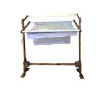 Cross-Stitch Stand,360° Adjustable Solid Wood Embroidery,Floor-Standing Universal Design,Fits Frames and Scroll Rods,for Art Craft Sewing Projects
