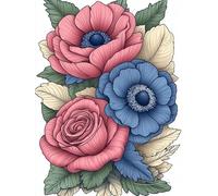 Cross Stitch Starter Kits Adults Diy Embroidery Kit With Pattern Flowers That Bloom At the Beginning Of Autumn 4 Adults Diy Embroidery Kit Beginners Children Wall Home DéCor 11CT: 15.7*19.7In