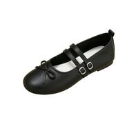 Cross Strap Wedge Boots Casual Square Toe Pleats Dance Shoes Daily Pumps Mary Jane Lolita Women's Lace Up Bowknot Kawaii Cute Cosplay Shoes