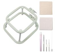 Cross sttitch Hoop - Embroidery Needle Frame Set, Multi Size Strong Stand, Portable Reliable Beginners Advanced crafterss Complete Needlework | Perfect for Sewing, Handmade Projects, Thread Art