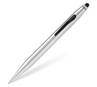 Cross Tech2 Dual-Function Pen with Stylus - Chrome with Satin Black Appointments, none