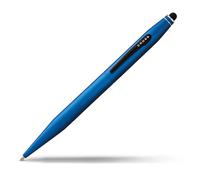 CROSS Tech2 Metallic Blue Ballpoint Pen with Stylus incl. Premium Gift Box - Refillable Medium Ballpen