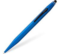 CROSS Tech2 Metallic Blue Ballpoint Pen with Stylus incl. Premium Gift Box Refillable Medium Ballpen
