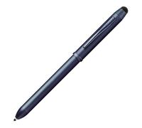 CROSS Tech3+ Dark Blue PVD Multifunction Pen - Black, Red and 0.5mm Lead | Multifunctional Pen and Pencil for Versatile Use, Multiple Writing Tips, 2-Way Rotation Mechanism, Built-In Stylus