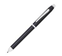 CROSS Tech3+ Satin Black Multi-Function Ballpoint Pen with Stylus incl. Premium Gift Box - Refillable Ballpen & Pencil