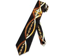 Cross Ties Mens Jesus Fish Necktie for Men Christian Tie Religious Neckties