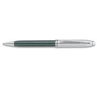 Cross Townsend AT0042DC-11 Chrome and Translucent Green Lacquer Ball Point Pen by Cross
