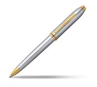 CROSS Townsend Medalist Ballpoint Pen with 23CT Gold-Plated Appointments incl. Luxury Gift Box/Refillable Medium Ballpen