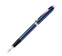 Cross Townsend Quartz Blue Lacquer Medium Point Fountain Pen