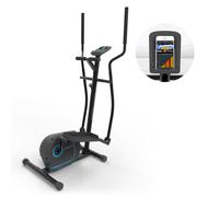 Cross trainer Elliptical Cardio Machine Gym Heart rate LCD12kg Flywheel Black