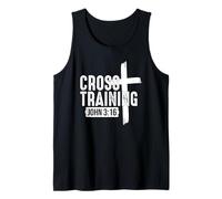 Cross Training Christian - Bible Verse Inspirational Gym Tank Top