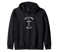 Cross Training John 3-16 Jesus Bible Study Zip Hoodie
