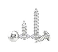 Cross Truss Head Self Tapping Screws M2.6 M3 M3.5 M4 M5 M6 Nickel Plated Phillips Mushroom Wood Screw(16mm,M4 20pcs)