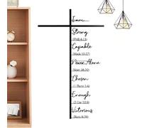 Cross Wall Decor,Elegant Christian Hanging | Scripture Inspired Design for Jesus Cross - For Living Room Bedroom Entrance Church Wedding Office