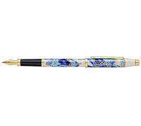 CROSS Wanderlust Malta - Fountain Pen with Medium Nib incl. Premium Gift Box - Refillable Cartridge Pen