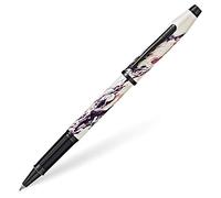 CROSS Wanderlust Refillable Click-Off Cap Metal Rollerball Pen with 23 Carat Gold-Plated Appointments, Medium Ballpoint, includes Premium Gift Box and Black Cartridge, 1 Pack, Everest