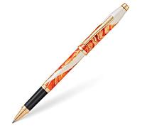 CROSS Wanderlust Refillable Click-Off Cap Metal Rollerball Pen with 23 Carat Rose Gold-Plated Appointments, Medium Ballpoint, includes Premium Gift Box and Black Cartridge, 1 Pack, Antelope Canyon