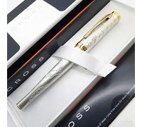 CROSS Year of the Monkey Brushed Platinum Plate Rollerball Pen