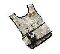 CROSS101 Camouflage Adjustable Weighted Vest with Shoulder Pads, 20 Piece