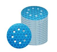 Crossarctic 125mm Sanding Discs Hook and Loop Sanding Disc 100 Pack, Anti-Clogging Orbital Sander Sandpaper 60/80/120/240/320 Grit, 8 Holes Aluminum Oxide Sandpaper