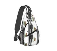 Crossbody Backpack California America Flags Adjustable Over The Shoulder Bag Unisex Sling Backpack For Sport Women Everyday