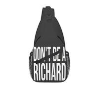 Crossbody Backpack Don'T Be A Richard Front Lightweight Crossbody Bag Adjustable Daypack For Parade Everyday Women