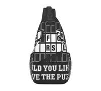 Crossbody Backpack Hilarious Fortune Wheel Go Fuck Yourself Graphic Unisex Over The Shoulder Bag Lightweight Gym Bags For Men Everyday Parade