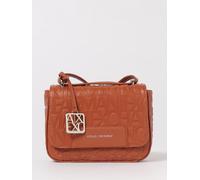 Armani Exchange Women Essential, Liz Pebble Embossed Logo Crossbody Bag, Coconut, One Size